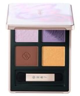 Butterfly Glitter Quad Eyeshadow Palette - 2 Types 01 Iris Twilight - 3.3g