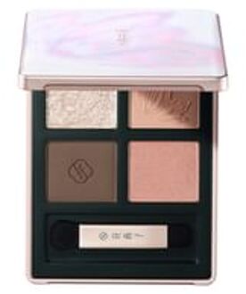 Butterfly Glitter Quad Eyeshadow Palette - 2 Types 02 Peach Haze - 3.3g