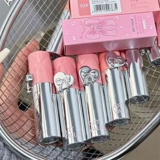 Butterfly Heart Whispers Matte Lip Mud - 4 Colors 03# Raspberry Pink - 1.5g