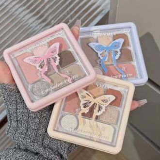 Butterfly Pact Series Multi-Purpose Eyeshadow Palette - 3 Types 01# Tipsy Rose - 9.6g