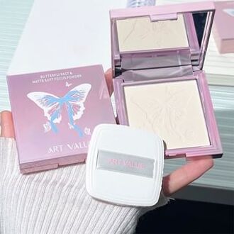 Butterfly Pact Series Soft-Focus Powder Pact - 3 Shades 02# Warm - 12g