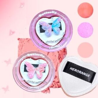 Butterfly Rhyme Air Powder Blusher Cream - (4-6) #05 - 5g