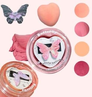Butterfly Rhyme Air Powder Blusher Cream - (7-10) #07 - 5g