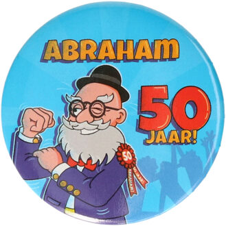 Button Klein - Abraham 50 Jaar Multikleur