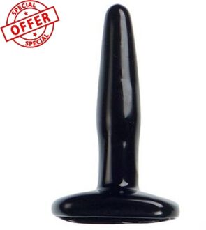 Buttplug - Klein - Zwart - Ø 25 mm