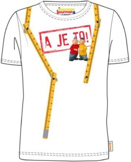 Buurman & Buurman T-shirt Buurman en Buurman: wit maat 98/104