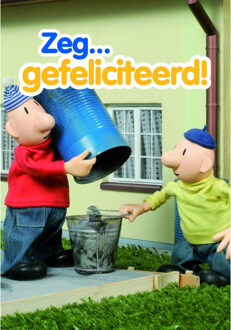 Buurman & Buurman wenskaart gefeliciteerd