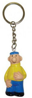 Buurman En Buurman Sleutelhanger Geel 12 Cm