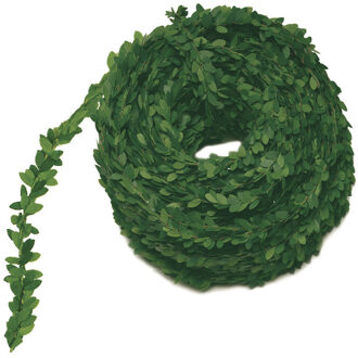 Buxus decoratie slinger 30 meter - Feestslingers Groen