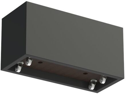 Buxus polyester 120x50x60 cm met wielen