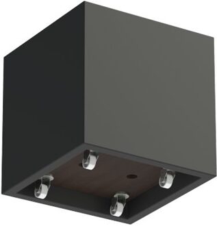 Buxus polyester 70x70x70 cm met wielen