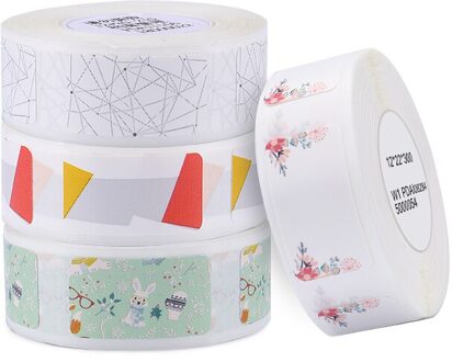【Buy 5 Krijgen 30% Korting 】Niimbot D11 Leuke Decoratie Thermische Sticker Party Waterdicht Voor Draagbare Label Printer 1 roll hart