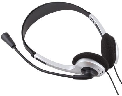 Buyincoins 3.5Mm Stereo Oortelefoon Headset Hoofdband Hoofdtelefoon Met Microfoon Mic Voip Skype Voor Pc Computer Laptop #21228