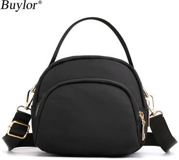 Buylor Women Shoulder Bag Designer Fashion Polyester Crossbody Bag Messenger MINI Capacity Waterproof Purse Cloth Handbag
