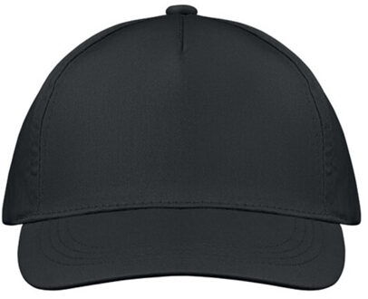 Buzz 5 paneel baseball cap - maat One size Zwart