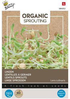 Buzzy Buzzy® Organic Sprouting - Linzen - 30 gram