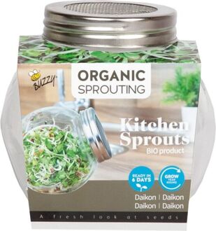 Buzzy Buzzy® Organic Spruitgroente Daikon in glazen pot