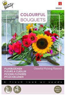 Buzzy Colourful Bouquets, Cheerful Picking Flowers