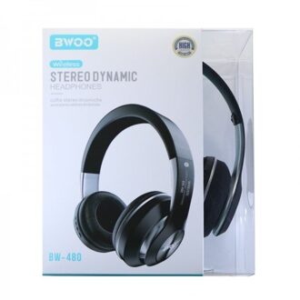Bwoo BW-480 Bluetooth Headset Zwart