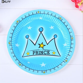 BXLYY 7 Inch Dikke Verjaardag Papier Plaat Wegwerp Taart Plaat Kinderen Verjaardagsfeestje Benodigdheden Bruiloft Decoratie Baby Shower.7z 4