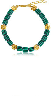 BY-BAR Armband met kralen Jasmine  groen - One Size,