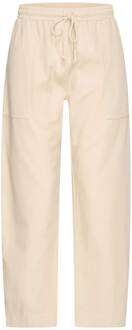 BY-BAR Broek met elastische tailleband Izzy  naturel