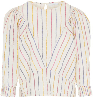 BY-BAR Gestreepte lange mouw blouse By-Bar , Multicolor , Dames - Xl,L,M,S,Xs