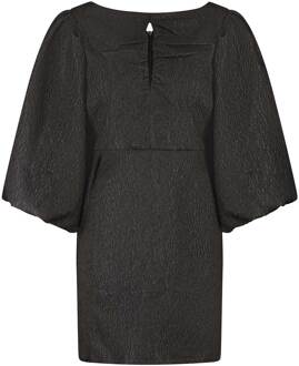 BY-BAR Jacquard mini-jurk Mimi  zwart - XS,S,M,