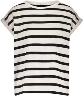 BY-BAR Mouwloze gestreepte top Tobi  zwart - XS,