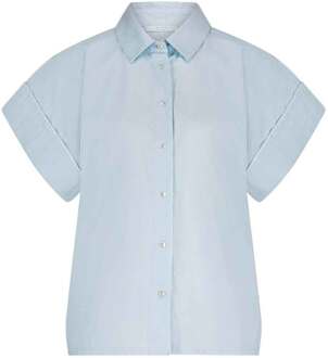 BY-BAR Poplin blouse Pixie  blauw