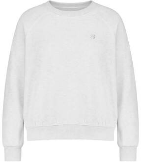 BY-BAR Sweater met logo Bibi  grijs - XS,S,M,L,XL,