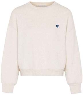 BY-BAR Sweater met logo Bibi  naturel - M,XL,