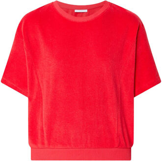 BY-BAR Terry top Nuki  rood - XS,S,M,L,