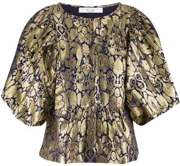 BY-BAR Top met pofmouwen Avalon  goud - XS,S,L,