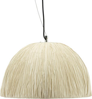 BY-Boo Hanglamp 'Lokta' Handgeschept papier, 44cm Natuurlijk