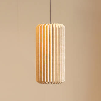 BY-Boo Hanglamp 'Zuki' Linnen, 26cm Natuurlijk - 26 cm