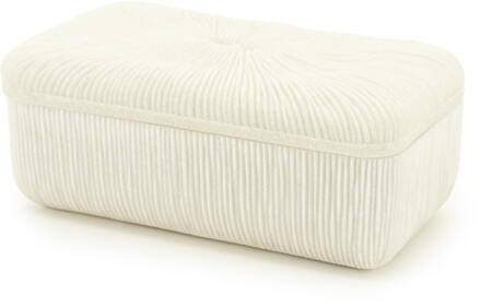 BY-Boo Opbergdoos 'Zoa' Resin, 25cm Wit