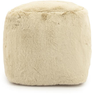 BY-Boo Poef 'Mosa' 45cm, kleur Beige