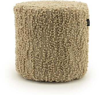 BY-Boo Poef 'Vista' 40cm, kleur Beige - 40 cm
