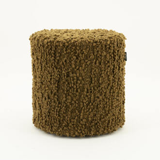 BY-Boo Poef 'Vista' 40cm, kleur Mosterdgeel - 40 cm