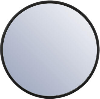 BY-Boo Ronde Spiegel 'Selfie' 80cm, kleur Zwart - 80 cm