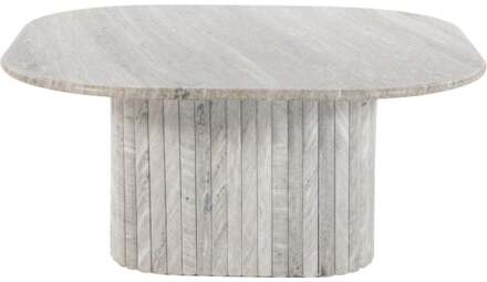 BY-Boo Salontafel 'Dorique' Marmer, 80 x 80cm Bruin