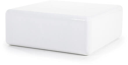 BY-Boo Salontafel 'Iro' 90 x 90cm, kleur Wit - 90 x 90 cm