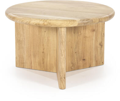 BY-Boo Salontafel 'Leoti' Acaciahout, 60cm, kleur Naturel - 60 cm
