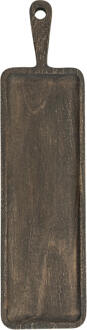 BY-Boo Serveerplank 'Plancha' Mangohout, 74cm, kleur Bruin - 74 cm