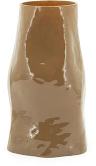 BY-Boo Vaas 'Boyna' Glas, kleur Bruin