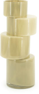 BY-Boo Vaas 'Pila' Glas, kleur Sage Groen