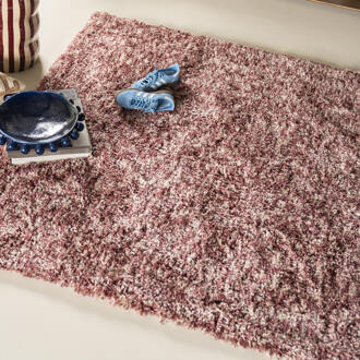 BY-Boo Vloerkleed 'Mixi' 160 x 230cm, kleur Burgundy - 160 x 230 cm