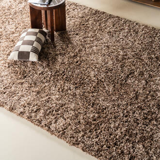 BY-Boo Vloerkleed 'Mixi' 190 x 290cm, kleur Bruin - 190 x 290 cm