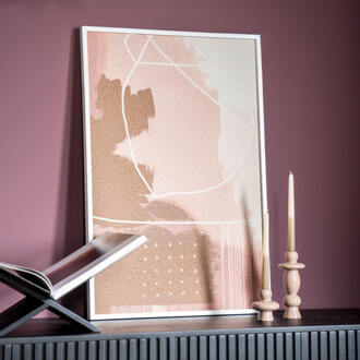 BY-Boo Wandpaneel 'Cayo' 90 x 60cm Veelkleurig